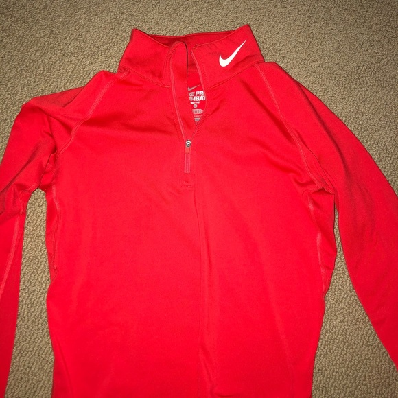 Nike Orange Dri-Fit Pullover (Size M) - Picture 1 of 2